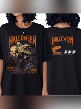 Halloween 'Stay Spooky' Graphic T-Shirt